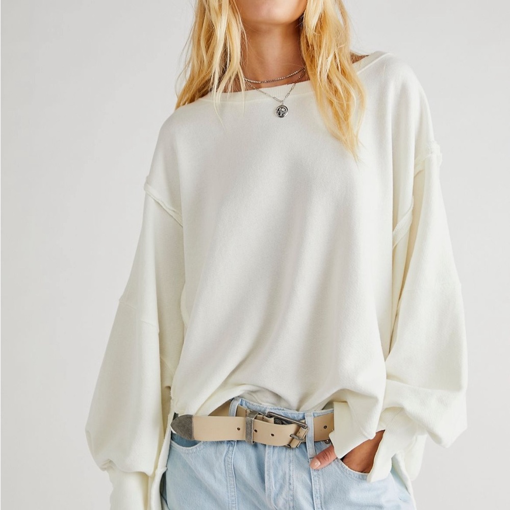 Free People NWT Camden Sweatshirt